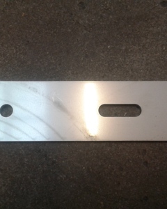 Bracket top f/sensor rod SST